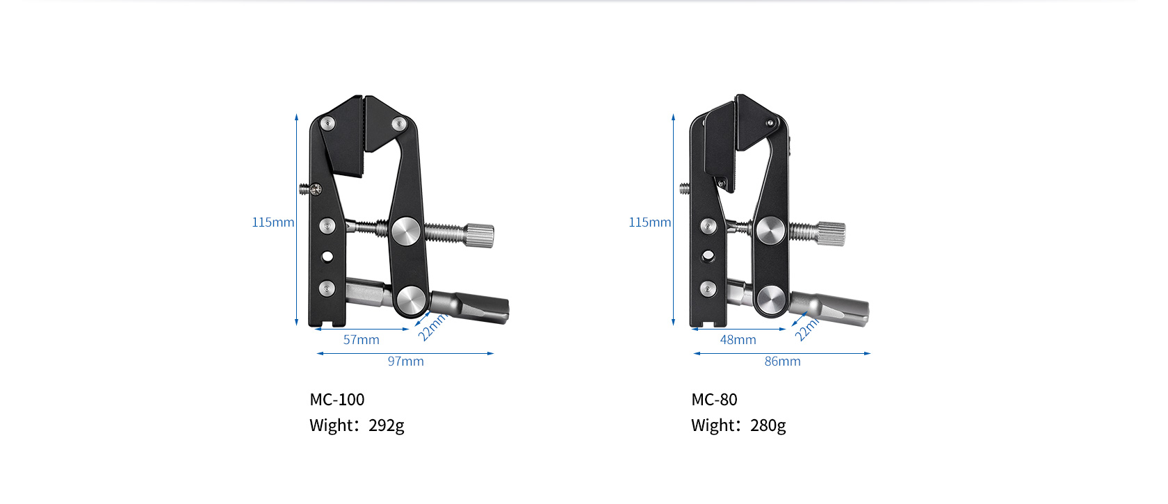 Leofoto MC-80 Pince Multifunctionnelle