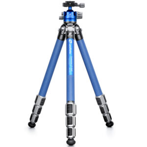LP-324C+LH-40(Blue)KIT Poseidon Ocean Tripod+Ballhead Set | Water, Corrosion-Resistant with Titanium Foot Spike