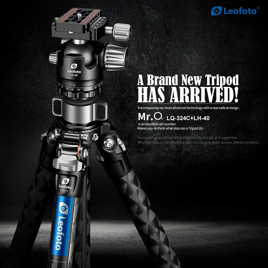 Leofoto Mr.Q series LQ-324C-LH-40 tripod kit