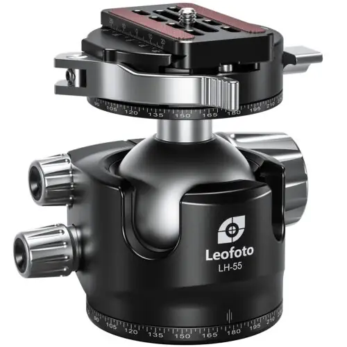 Leofoto LH-55PCL（WITH PCL-70 CLAMP） Professional ball head