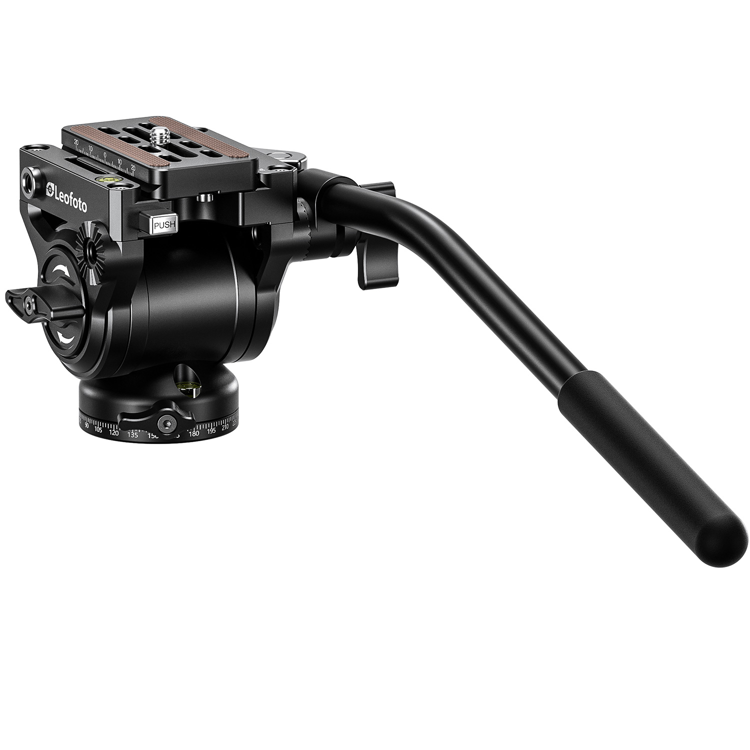 Leofoto BV-5L (Lever-Release Clamp)  Mini Compact Fluid Head with QP-70N Plate