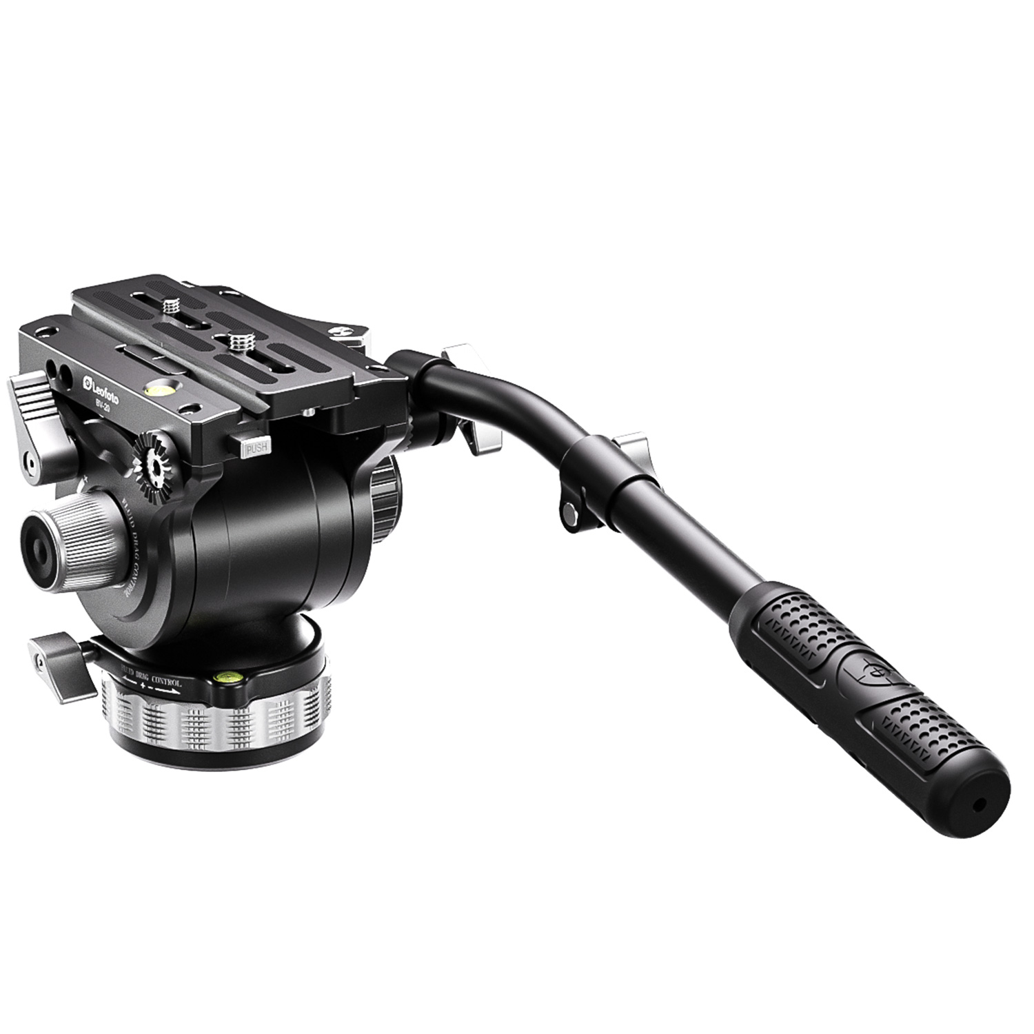 Leofoto BV-20 (Lever-Release Clamp) Pro Fluid Video Head