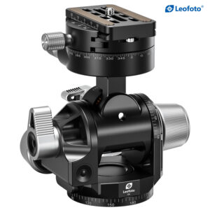 Leofoto G4 Pro Four Way Geared Head with Geared Panning Adapter