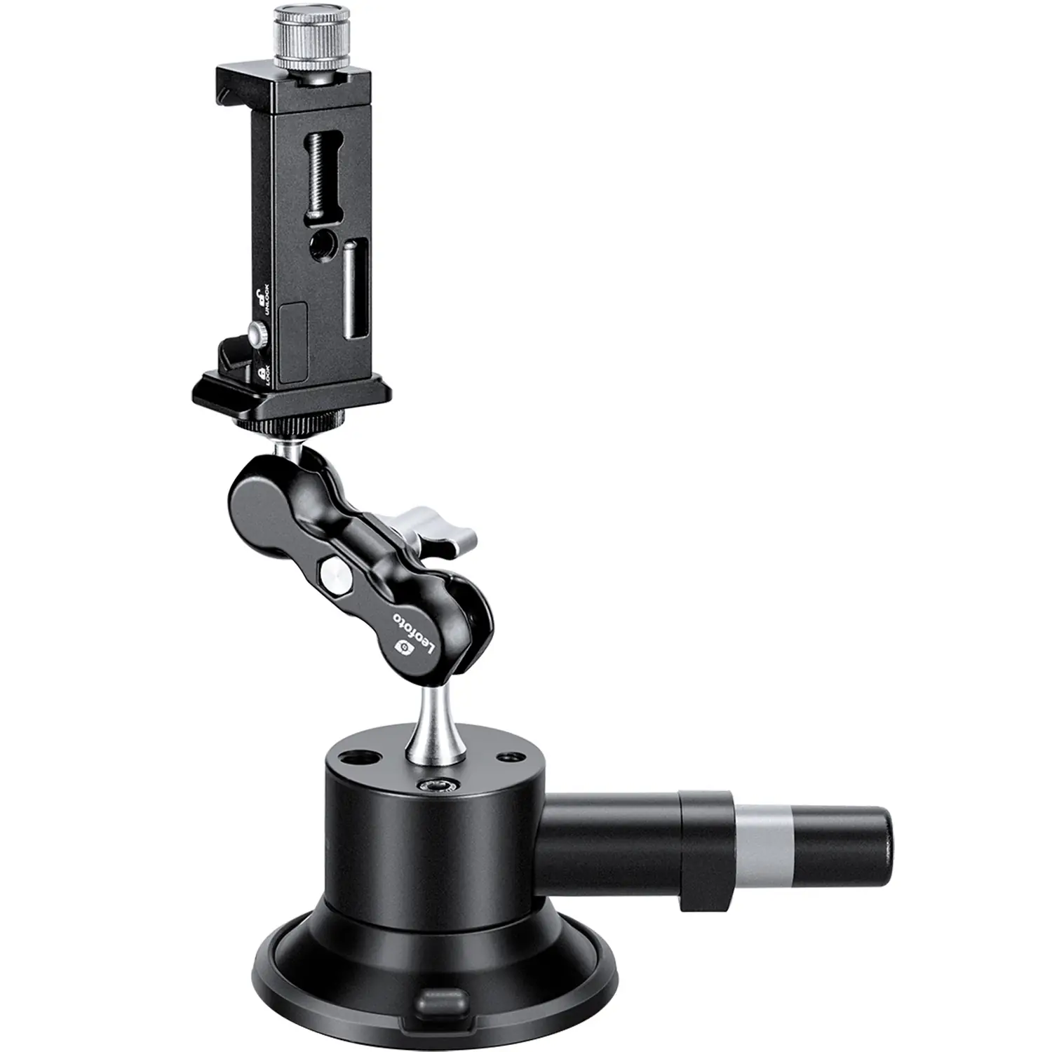 Leofoto SC-01 + PC-90II + Versa Arm Suction Mounting Kit
