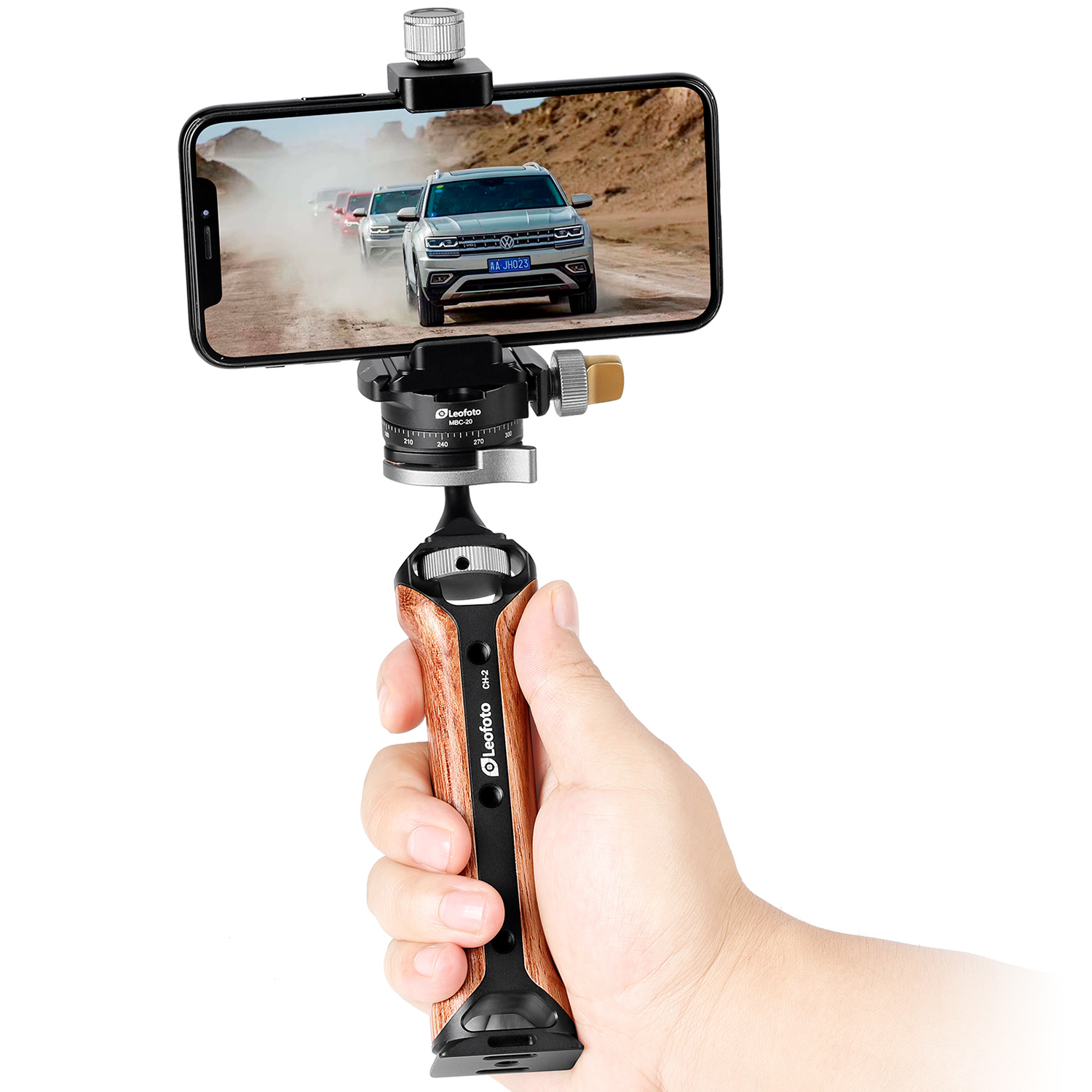 Leofoto CH-2 Rosewood Handle