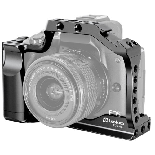 Leofoto EOS-M50 Custom Cage for Canon EOS-M50 Camera