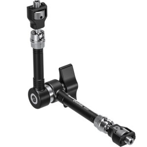 Leofoto AM-6Kit Versa Magic Arm "Heavy-Duty" | Anti-Twist Adapter | 1/4th and 3/8" Mounting Screws