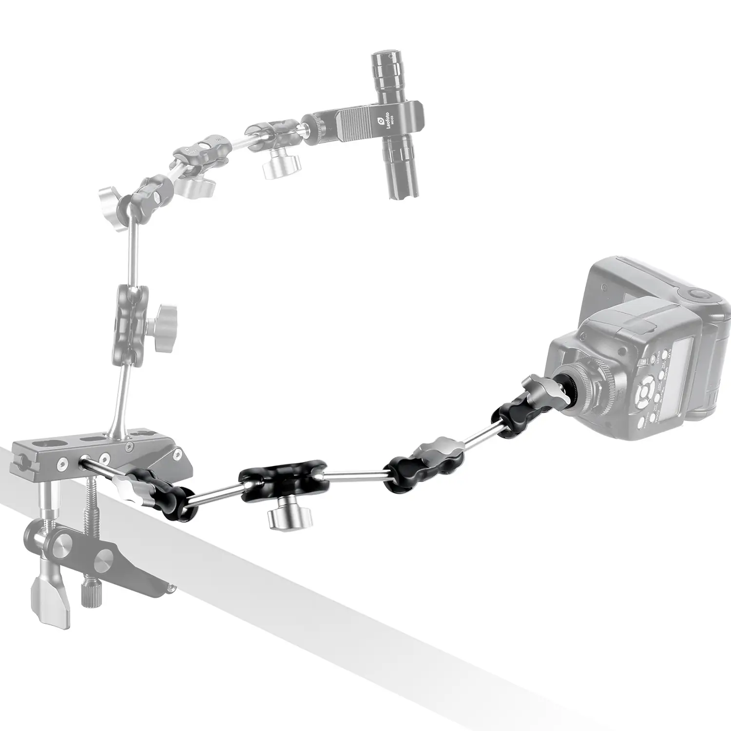 Leofoto AM-1XL Long Magic Arm 1/4" Mounting Screw/ 4 Locks