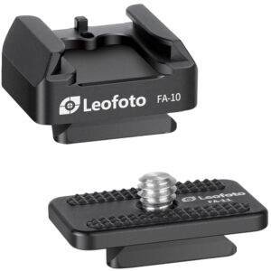 Leofoto FA-10 / FA-11 QR Plate for Cold Shoe and Hot Shoe Adapter