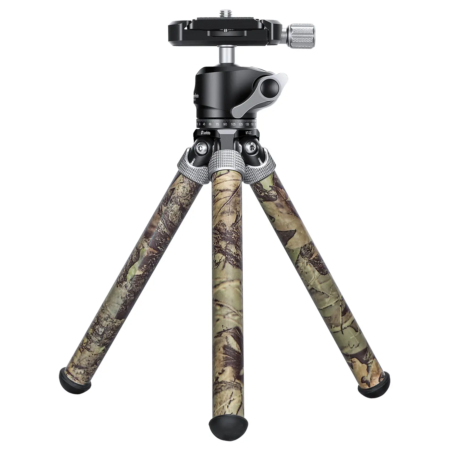 Leofoto MT-02C(Camouflage)+LH-22 Mini Tabletop Travel Carbon Fiber Tripod