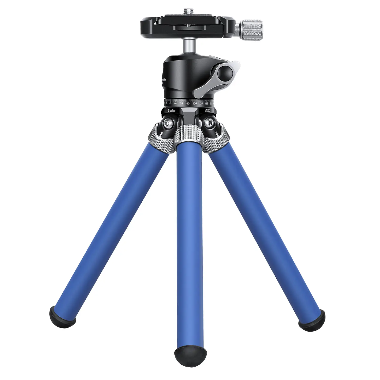 Leofoto MT-02C(Classic blue)+LH-22 Mini Tabletop Travel Carbon Fiber Tripod