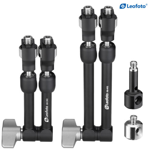 Leofoto AM-3 / AM-4 Kit Versa Magic Arm | Anti-Twist Adapter | 3/8th Mounting Screws