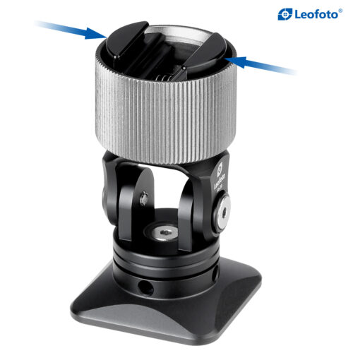 Leofoto FA-15+FA-10 Kit QR Tilting & Pivoting Cold Shoe Flash Adapter (复制)