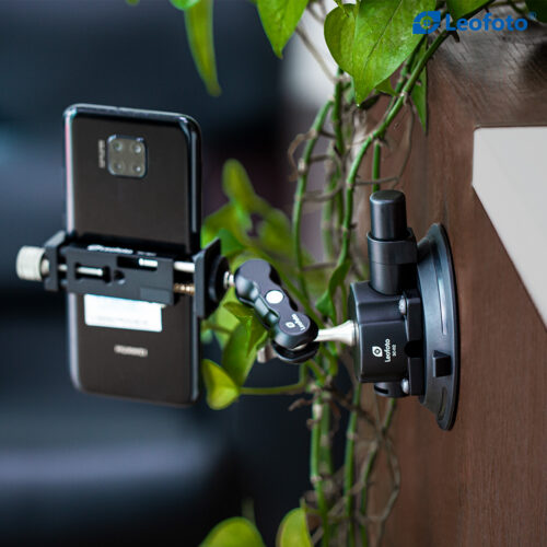 Leofoto SC-02 + PC-90II + Versa Arm Suction Mounting Kit