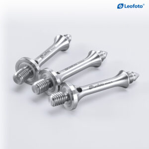 Leofoto TFS-S 3/8 | Set of 3 Long Spike/Rubber Foot Set 3/8'' Thread