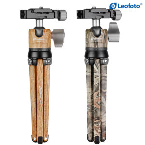 Leofoto MT-01 (Camo) + LH-25 (Camo) Table Top Tripod and Ball Head Kit | Pocket Pod Super Stable Ideal for Compact Cameras