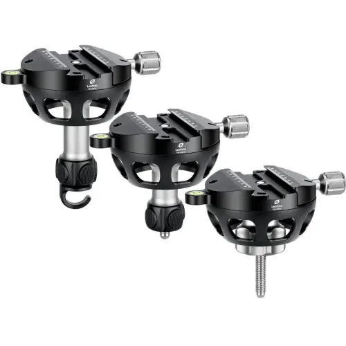Leofoto YB-100LK / YB-100MK / YB-100SK | Leveling Base with Handle for 100mm Bowl | Arca Clamp