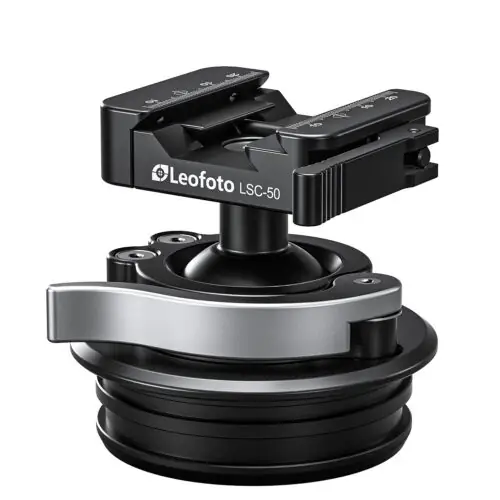 Leofoto STB-75 -Version Rapid Lever-Lock Outdoors Ball Head with Integrated 75mm Bowl Adapter | Arca & Picatinny