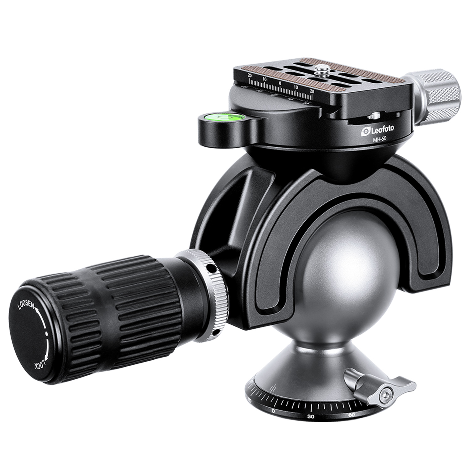 Leofoto MH-50 Full Dynamic Ball Head /w Handlebar Control | Arca Compatible | Ideal for Target Shooting