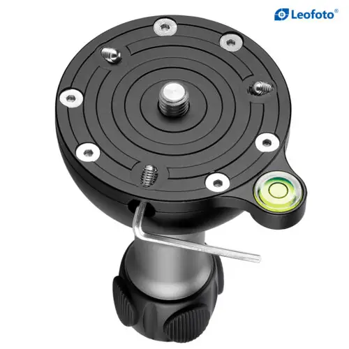 Leofoto YB-75LP / YB-75MP / YB-75SP | Leveling Base with Handle for 75mm Bowl | 3/8