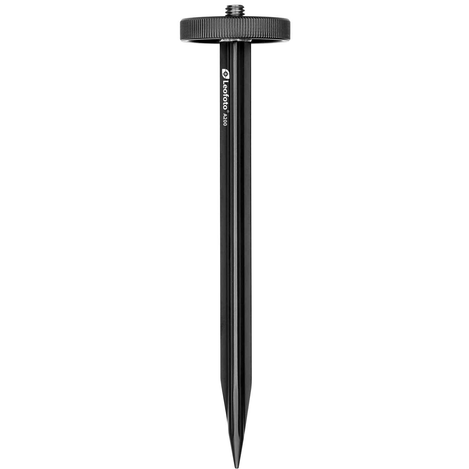 Leofoto A200+P50B 8" Ground Mount Spike with 3/8'' screw - A200+P50B