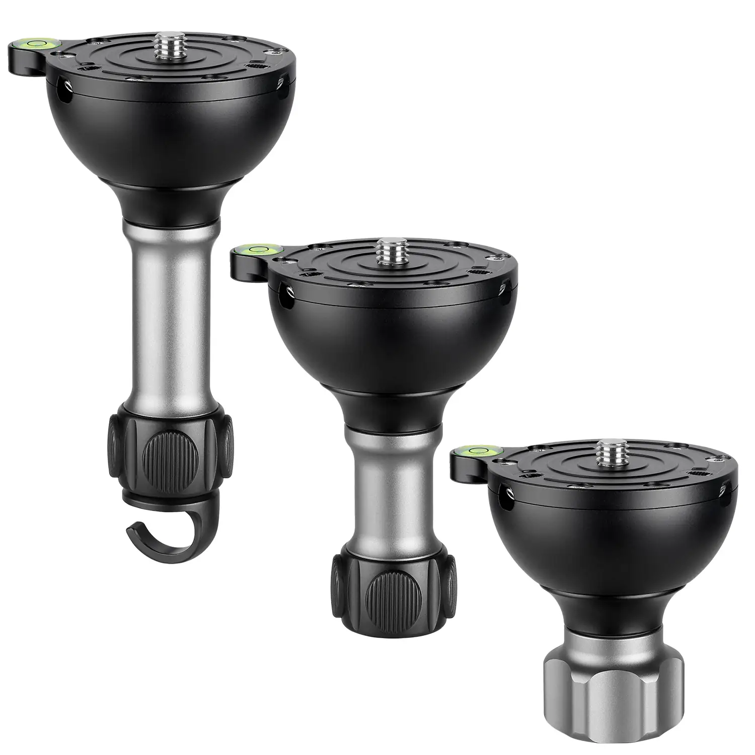 Leofoto YB-75LP / YB-75MP / YB-75SP | Leveling Base with Handle for 75mm Bowl | 3/8"