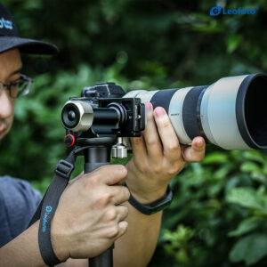 Leofoto MPG-01 Series Monopod Head Side Mount | 360° Tilting - MPG-01