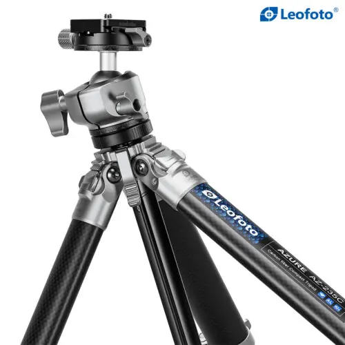 Leofoto AZ-235C+LH-30R（Silver & Black Two-Tone ） AZURE SERIES Ultra-Compact Tripod