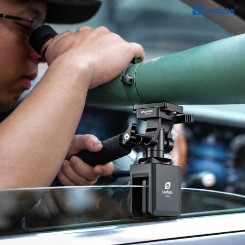 Leofoto WN-04+SW-04 Car Window Clamp Kit/ Windows Mounting Head for Binoculars/ Lens and Camera